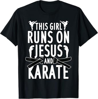 Funny Karate Design For Women Girls Karate Martial Art Lover T-Shirt