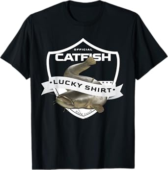 Catfish Lucky Shirt Funny Accessories to Catfish Fishing T-Shirt