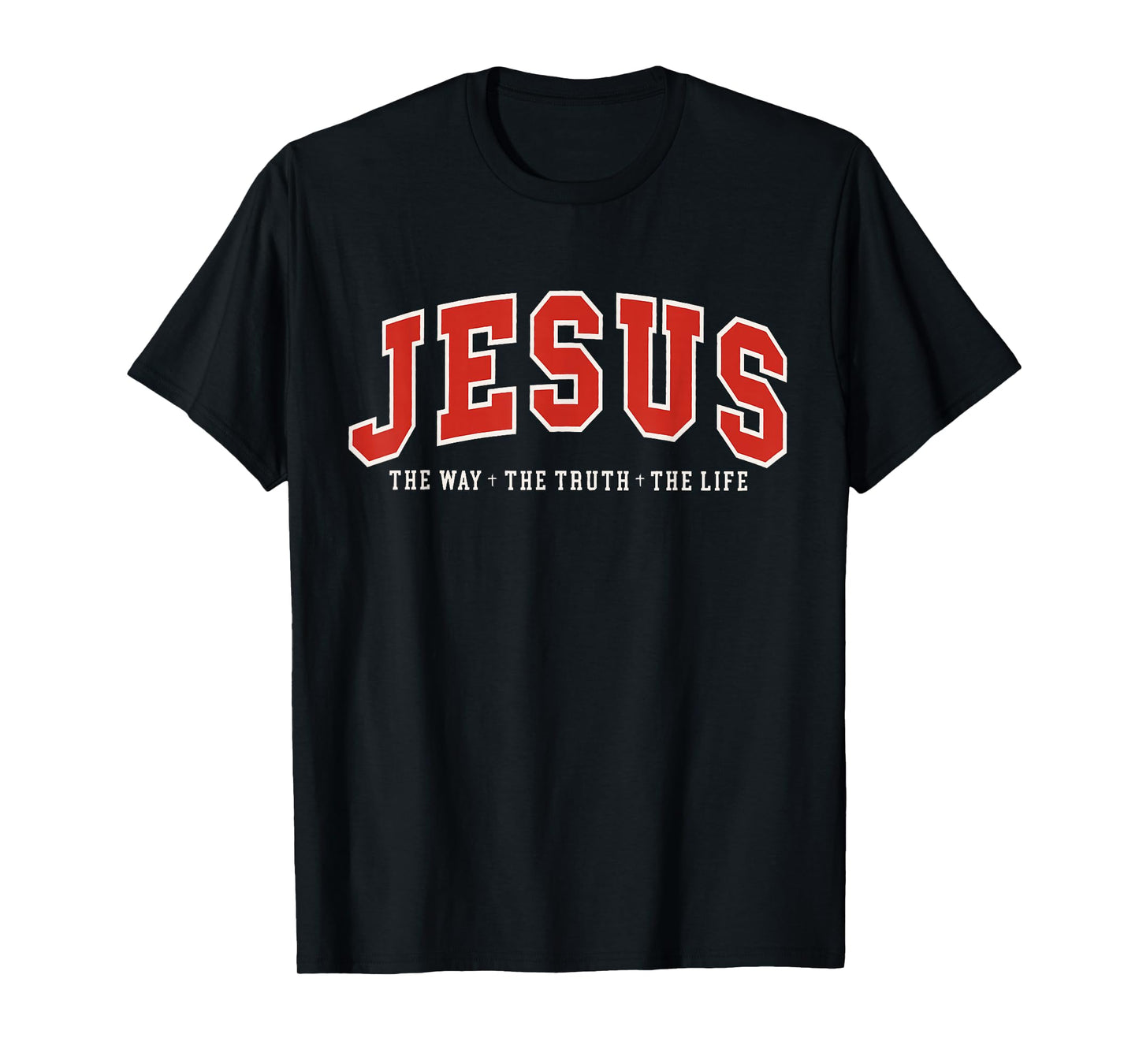 Retro Jesus The Way The Truth The Life Bible Verse T-Shirt