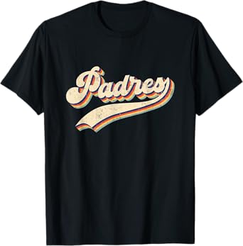Vintage Padres First Name Padres Personalized Name Vintage T-Shirt