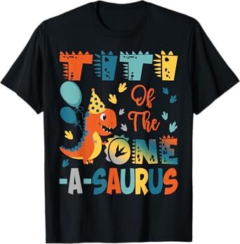 Titi Of The One-A-Saurus 2Nd Birthday Dinosaur Party T-Shirt