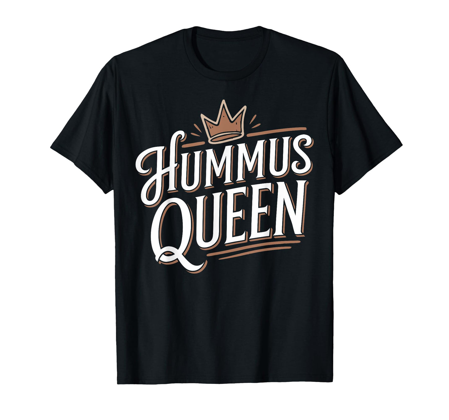 Hummus Queen Vegetarian Girl Vegan T-Shirt