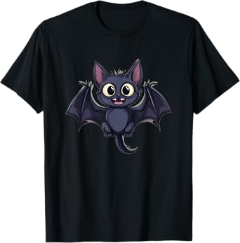 Cute Bat Cat Costume for Cats, Bats and Halloween Lovers T-Shirt