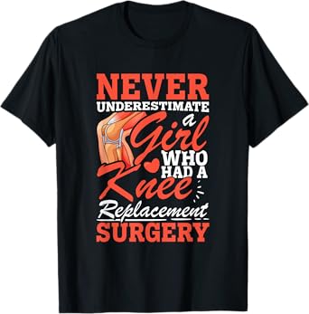 Knee Replacement Surgery Recovery Funny Bionic Knee Surgery T-Shirt