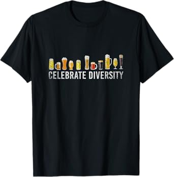 Celebrate Diversity Craft Beer T-Shirt