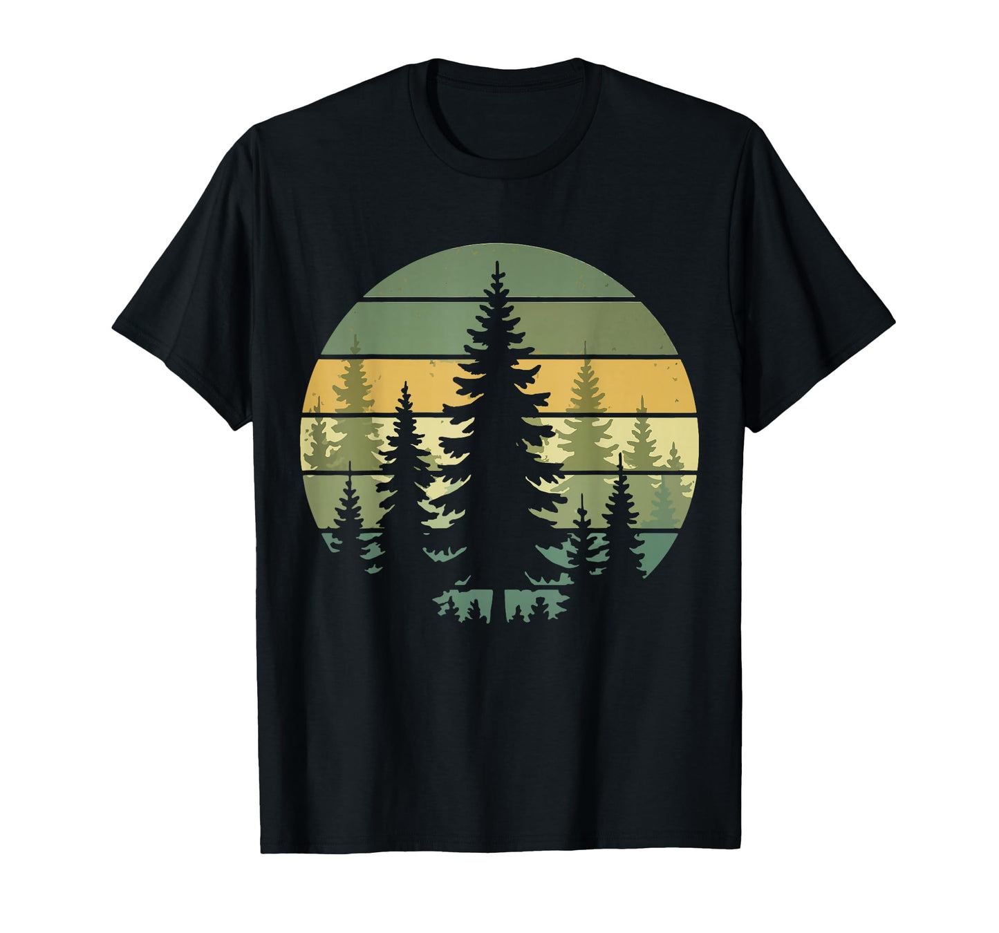 Forest Retro Nature Wildlife Outdoor T-Shirt