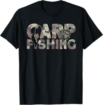 Carp Fisherman Camouflage Carp Fishing T-Shirt
