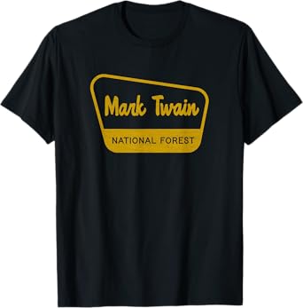 Mark Twain National Forest Vintage Inspired Sign Graphic T-Shirt