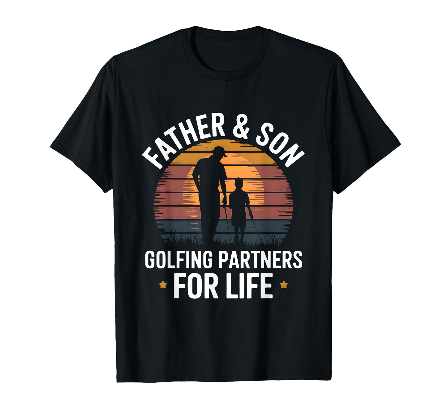 Father Son Golfing Partners Family Golf Matching Dad Golfer T-Shirt