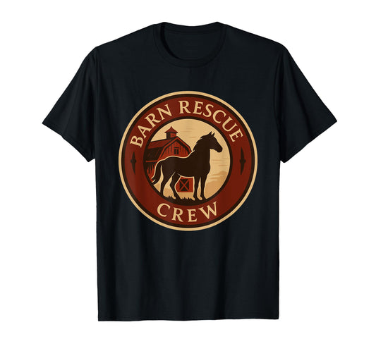 Horse Rescue Animal Sanctuary Equestrian Adoption Pride T-Shirt