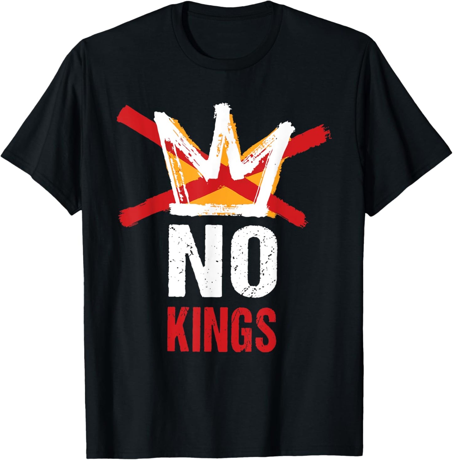 No Kings In America Since 1776 Anti Monarchy Oligarchy T-Shirt