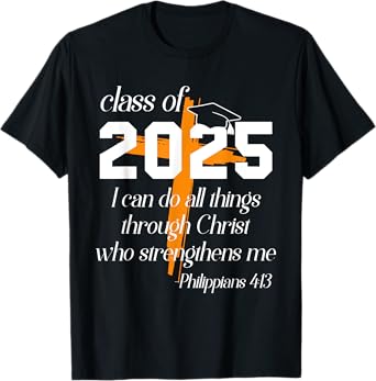 Class of 2025 Christian Graduation Senior Graduate T-Shirt