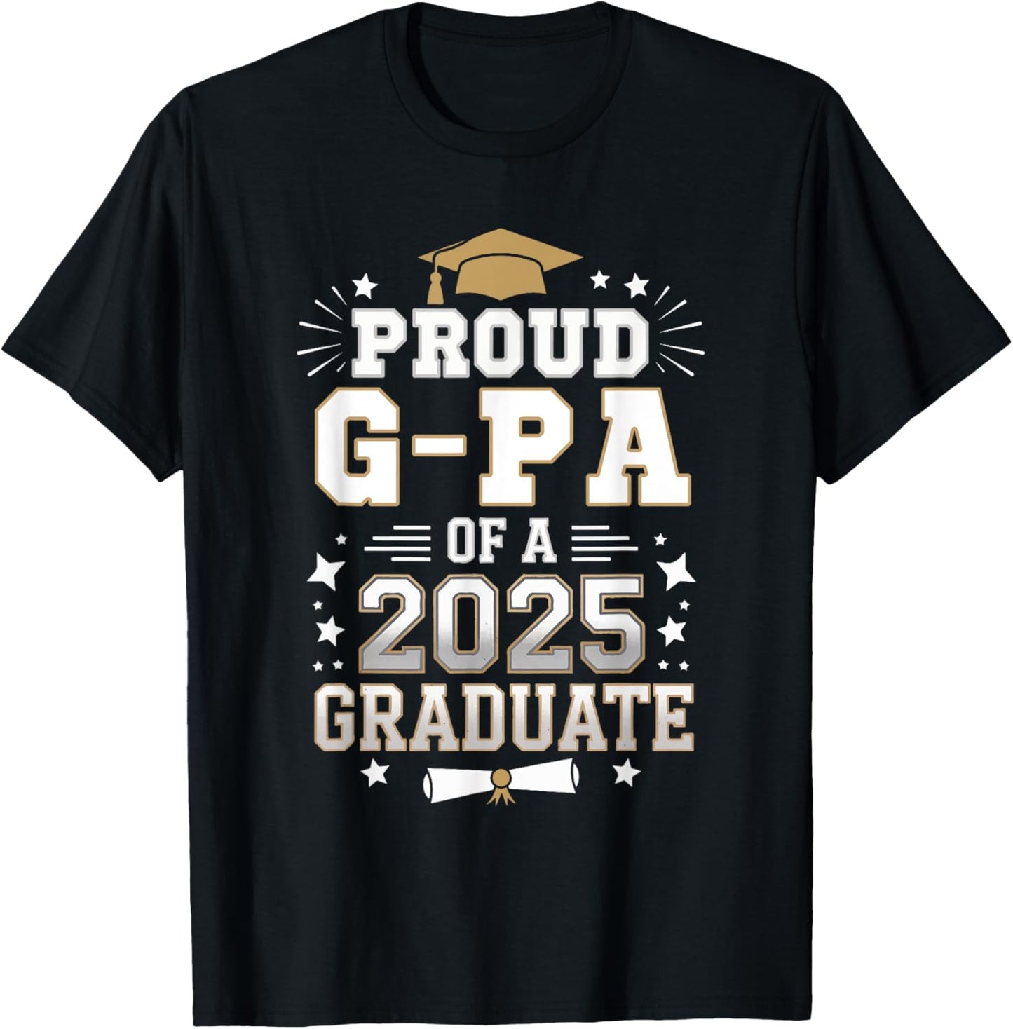 Proud G-Pa Of A Class Of 2025 Graduate Senior Graduation GPa T-Shirt