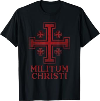Catholic Knight Templar Crusader Cross T-Shirt
