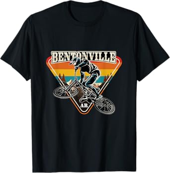 Bentonville Arkansas Mountain Bike Cycling Adventure Sport T-Shirt