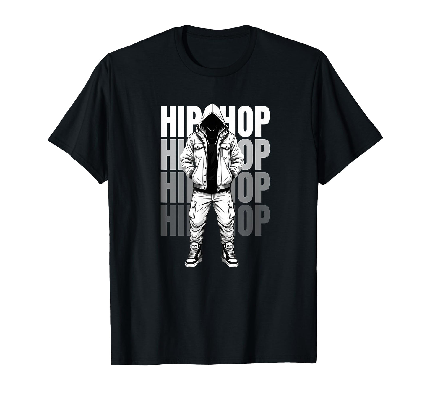Hip Hop Rapper Graphic Tees T Shirt Streetwear Men Hoodie T-Shirt