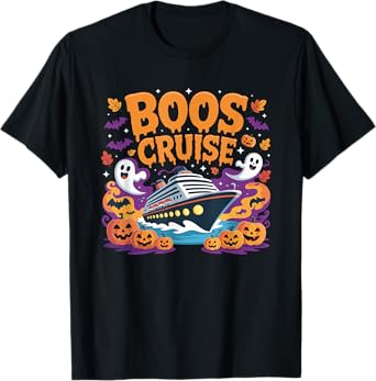 Halloween Party Wine Beer Drinking Boos Cruise T-Shirt