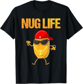 Cool Chicken Nugget Art For Boys Kids Chicken Nugget Lover T-Shirt
