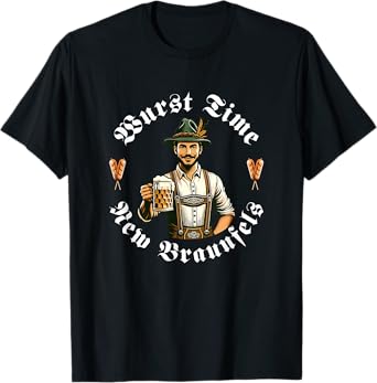 Wurst Time New Braunfels German Wurst Festival Funny T-Shirt