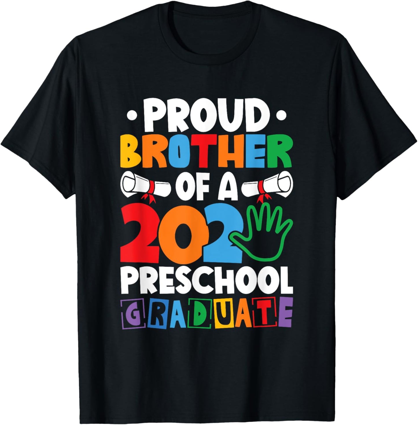 Proud Brother Class of 2025 Preschool Graduate Graduation T-Shirt