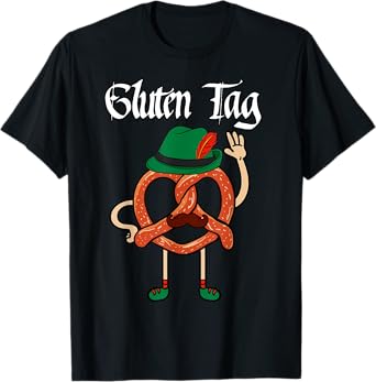 Oktoberfest Shirt German Gluten Pretzel Lover Germany Gift T-Shirt