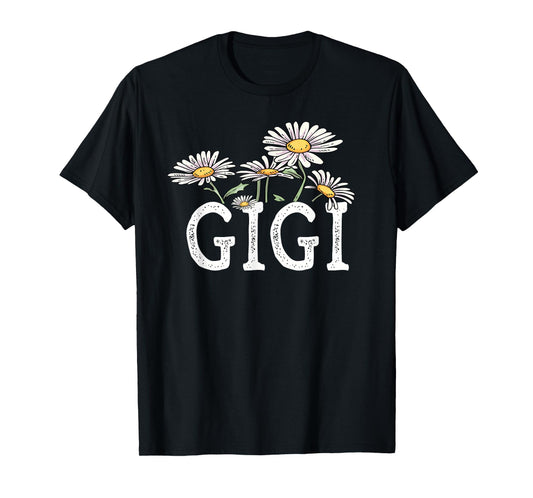 Gigi Floral Chamomile Design Mother's Day Gifts Gigi T-Shirt