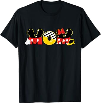 Disney Mickey Mouse & Minnie Mouse Mom Mother’s Day Birthday T-Shirt