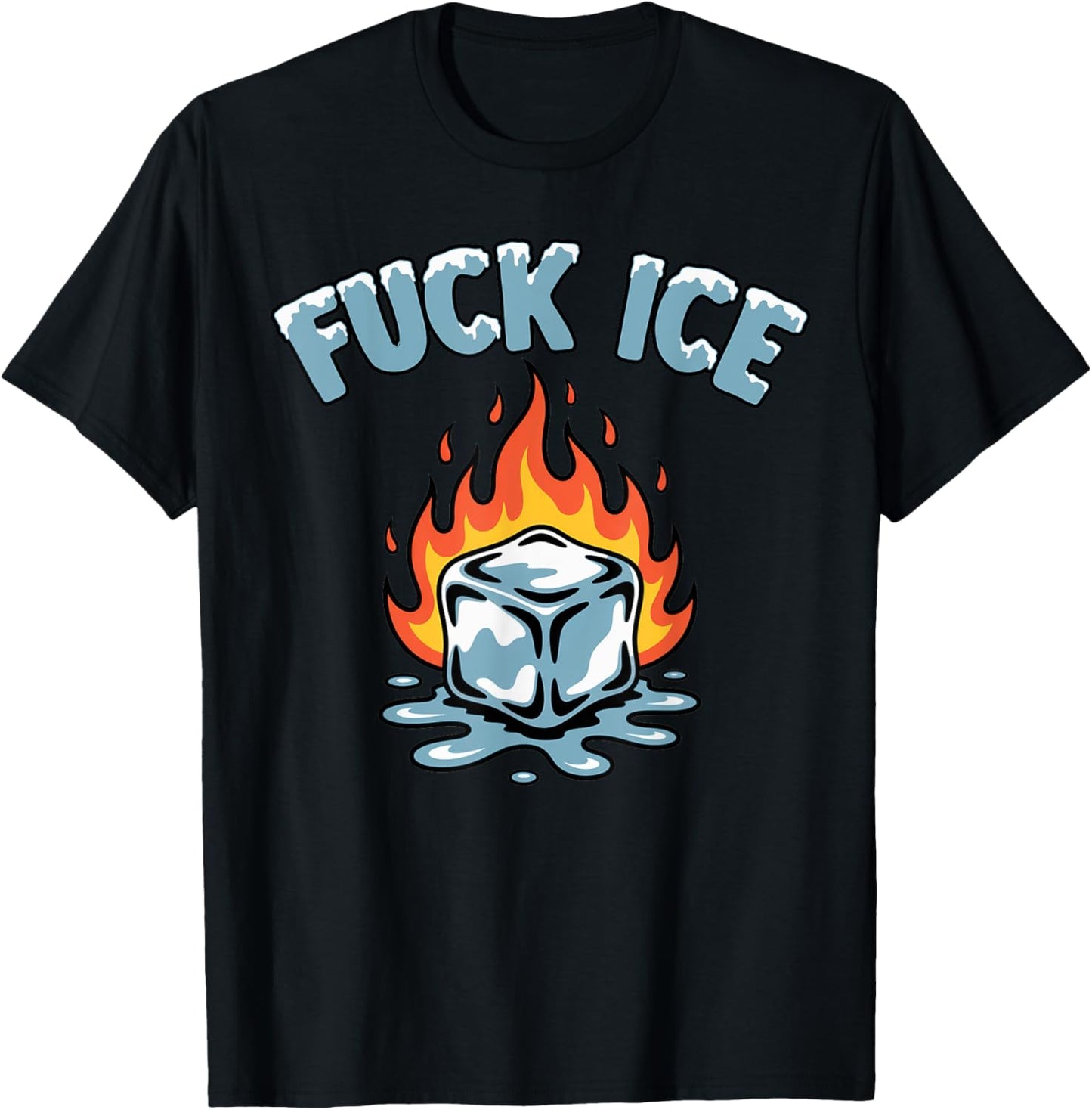 Funny FUCK ICE Protest Shirt - Resist Anti Deportation T-Shirt