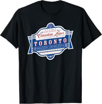 Vintage Toronto Beer Label T-Shirt - Cananadian Pride T-Shirt