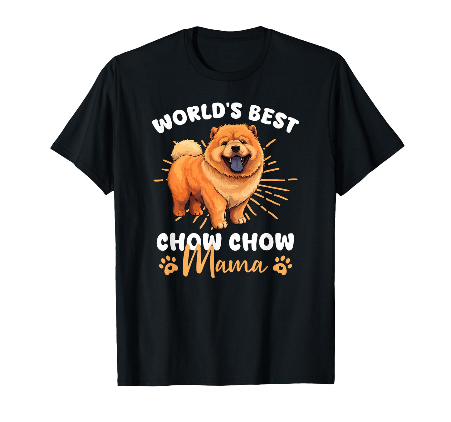 Chow Chow Dog Groovy World's Best Chow Chow mama T-Shirt for Men Women Kids