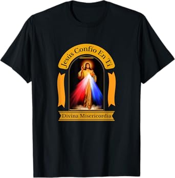 Jesús Confío En Ti Divine Mercy Spanish Catholic T-Shirt