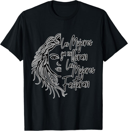 Retro Las Mujeres Vintage Ya No Lloran Lover Design T-Shirt
