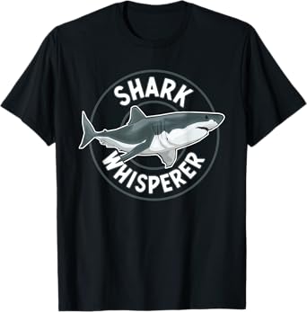 Shark Whisperer Apparel Great White Shark - Funny Shark T-Shirt