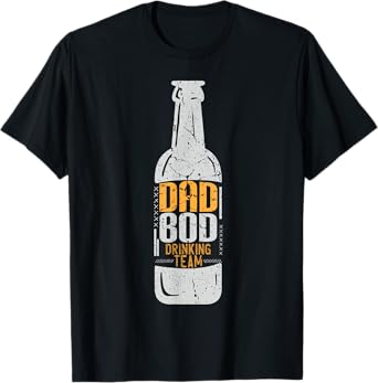 Mens Dad BOD Beer - Dad BOD Drinking Team Funny Fathers Day T-Shirt