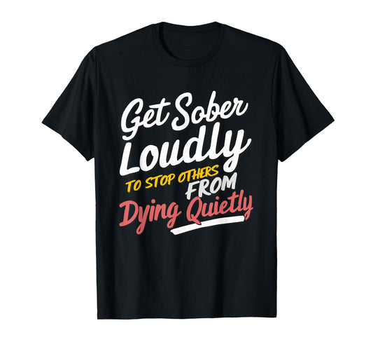 Alcohol Addiction Recovery Sobriety AA NA Anniversary T-Shirt