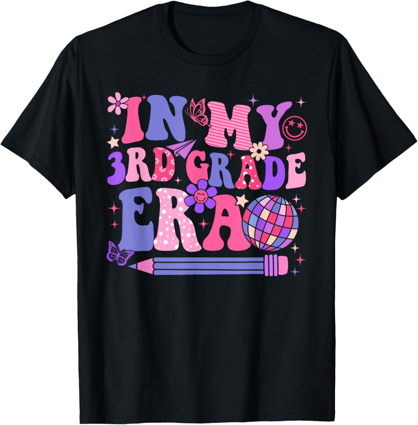 In My 3rd Third Grade Era Back To School Teacher Women Girl T-shirt by TeeBrew