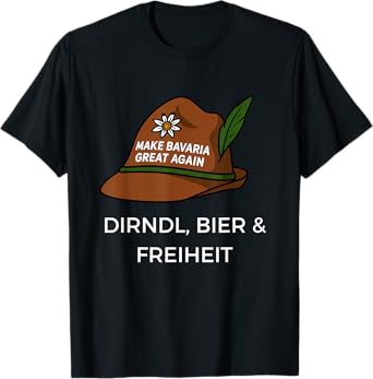 Funny Germany Tourist Make Bavaria Great Again Bavaria Beer T-Shirt