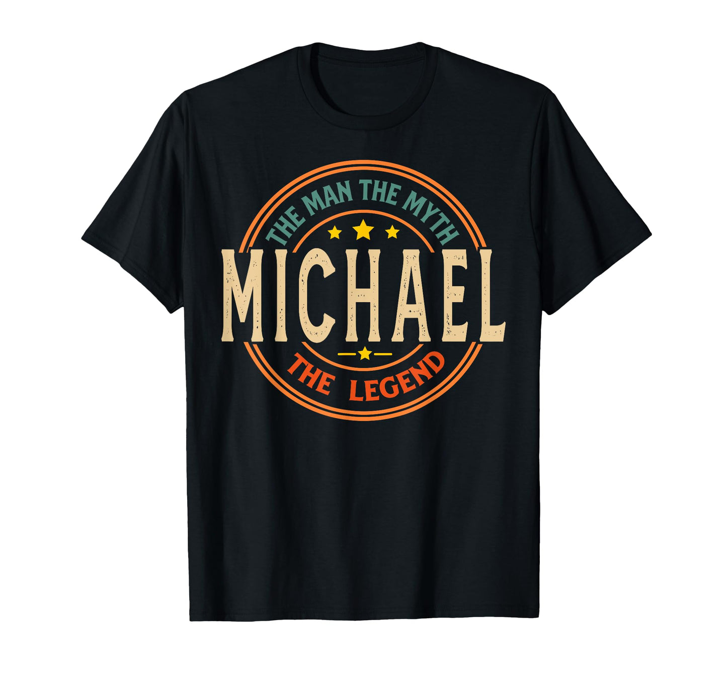 MICHAEL The Man The Myth The Legend Vintage Personalized T-Shirt