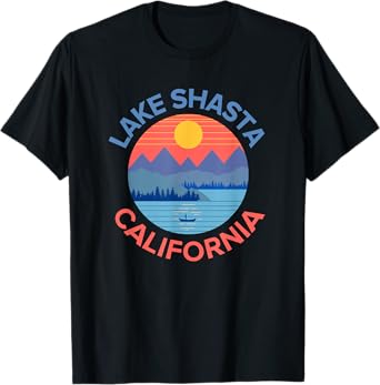 Lake Shasta Fishing, Hiking, Camping T-Shirt