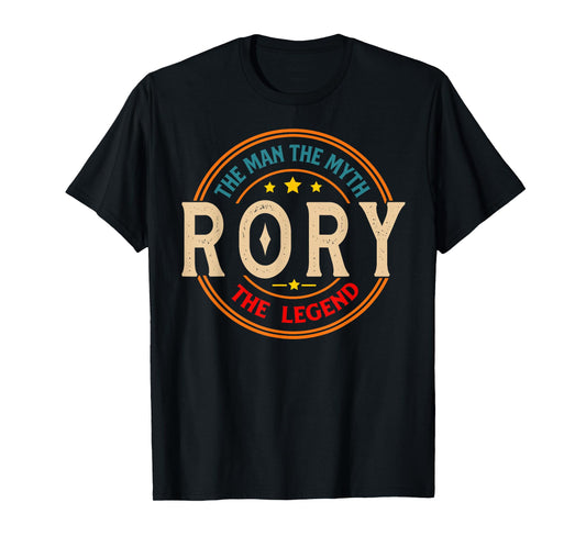 RORY The Man The Myth The Legend Vintage Personalized T-Shirt