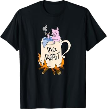 Funny Pig Spit Roast BBQ Party Grill Master Gift T-Shirt