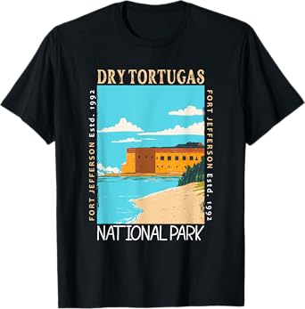 Dry Tortugas National Park Florida Distressed Vintage T-Shirt