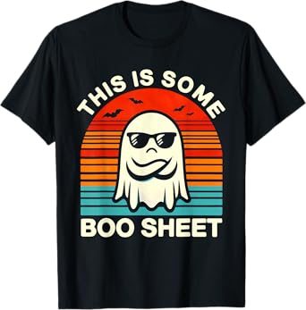 Funny Halloween Shirts For Men Women This Is Some Boo Sheet T-Shirt