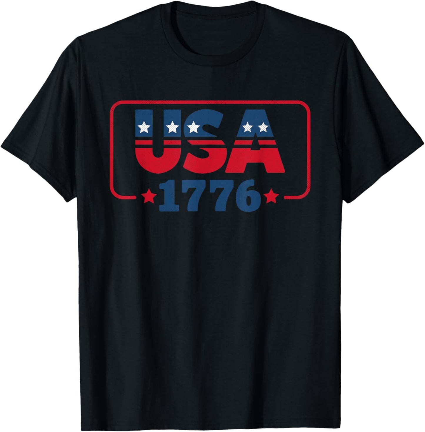 USA 1776 - Celebrate the 4th of July Patriotic Tee T-Shirt