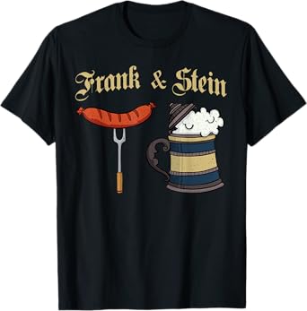Frank & Stein German Beer Drinking Oktoberfest T-Shirt
