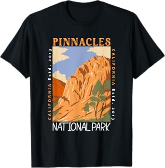 Pinnacles National Park California Distressed Vintage T-Shirt