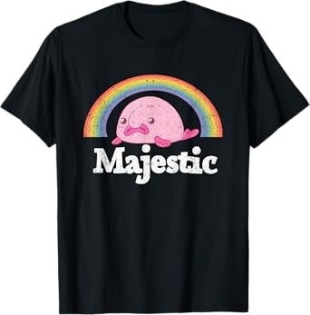 Majestic Blobfish Cute Sea Ocean Creatures Vintage Blob Fish T-Shirt