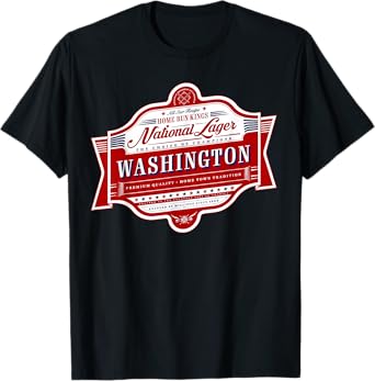 Classic Washington D.C. Beer Label T-Shirt - D.C. Pride T-Shirt