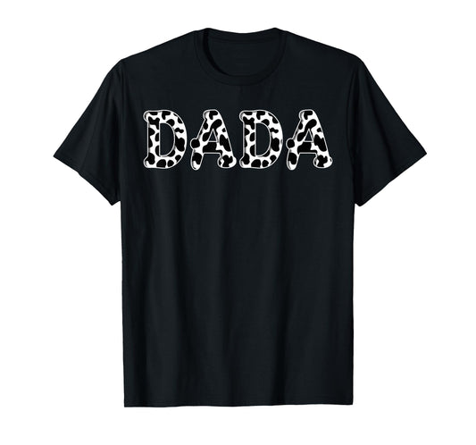 Cow Dada Birthday Family Matching Girl Boy Farm Birthday T-Shirt