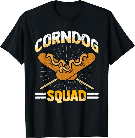 I LOVE CORNDOGS SQUAD, Carnival, Corn Dogs, Hot Dog T-Shirt